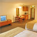 The large and spacious Rosemont Suites provide plenty of room to stretch out and relax as you enjoy your favorite HBO and cable programs.